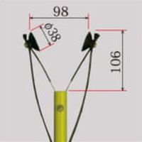 エスコ 1.1 ー1.5m 絶縁飛来物キャッチャー EA650BX-301 1本（直送品）