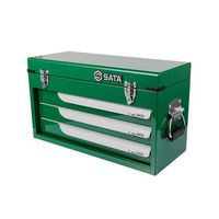 エスコ 520x220x303mm/3段 ツールキャビネット EA683ZD-3 1台（直送品）