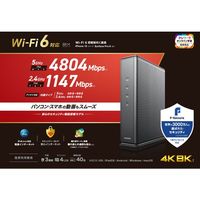 エスコ WiーFiルーター(WiーFi6対応) EA759GY-27 1個（直送品）