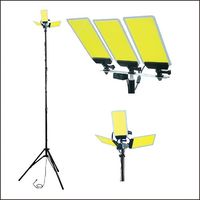 エスコ AC100V/70Wx3灯 作業灯/LED(スタンド付) EA814AW-23 1個（直送品）