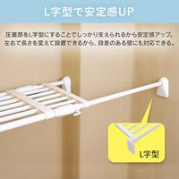 エスコ 1100ー1900x330mm 伸縮突っ張り棚 EA951FE-52B 1個（直送品）