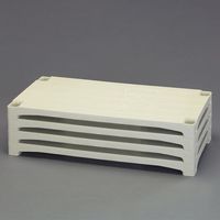 エスコ 900x450x1366mm/4段 ラック棚(超強化PP製) EA976AL-54 1台（直送品）