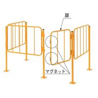 エスコ 560x1338mm セーフティフェンス(扉用) EA983DG-20 1台（直送品）