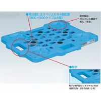 エスコ 520x390x44mm/100kg 物置ボード(10台) EA985P-41 1セット（直送品）