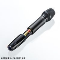 エスコ ワイヤレスマイク付き拡声器スピーカー(充電式) EA763CJ-5 1個（直送品）