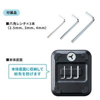 エスコ 140x160x345mm タブレットステンド(ペントレー付) EA764AG-122 1台（直送品）