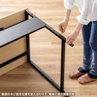 エスコ 1000x 700x700・720mm ミーティングテーブル(木目) EA954HC-842 1台（直送品）