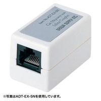 エスコ LANケーブル中継アダプタ(カテゴリ5準拠) EA764BM-26 1個（直送品）