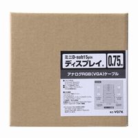 エスコ 0.75m ディスプレイケーブル(複合同軸) EA940PV-31 1本（直送品）