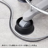 エスコ 110x110x45mm 障害除けキャスターカバー(5個) EA956XC-131 1セット（直送品）