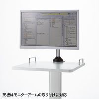 エスコ 465x500x988mm [立作業用]PCラック EA954HC-283 1台（直送品）