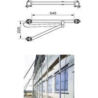 兼用ブラケット　540幅 B-50C 1セット(5個入) 伊藤製作所（直送品）
