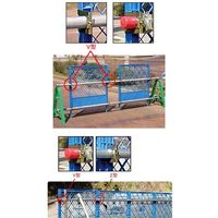 フェンスクリップ　V型　（端部用） JS-45V 1セット(50個入) 伊藤製作所（直送品）