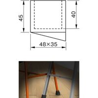 脚立ゴム足　3825 SGC-3825 10セット(40個入) 伊藤製作所（直送品）