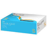 川西工業 ニトリル使いきり手袋 ブルー S #2060 1箱(250枚入)