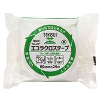 【ガムテープ】 エコラクロステープ No.701 幅50mm×長さ25m 茶 積水化学工業 1巻