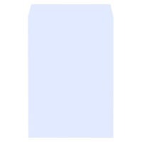 透けないカラー封筒 テープなし 角2 シークレット99 アクア 1袋（100枚）ムトウユニパック