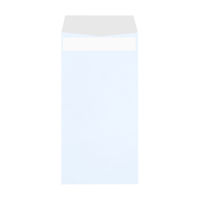 透けないカラー封筒 テープ付き 長3 シークレット99 スカイ 1袋（100枚）ムトウユニパック