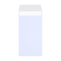 透けないカラー封筒 テープ付き 長3 シークレット99 アクア 1セット（500枚：100枚入×5）ムトウユニパック