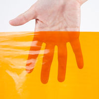 日幼 カラービニパック 橙 1セット（100枚：20枚×5袋）