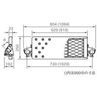 自在ステップ　プレートタイプ4段可動式 ST-6P4 1セット(10個入) 伊藤製作所（直送品）