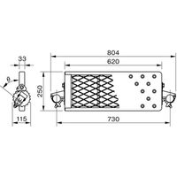 自在ステップ　プレートタイプ全回転式 ST-6PF 1セット(3個入) 伊藤製作所（直送品）