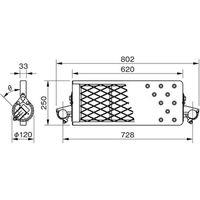 自在ステップ　メッシュタイプ全回転式2 ST-6MR 1セット(5個入) 伊藤製作所（直送品）
