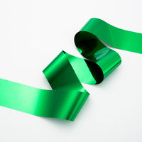 日幼 メッキテープ 幅5cm×100m巻 緑