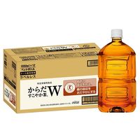 【トクホ・特保】からだすこやか茶W 1.05L ラベルレス 1箱（12本）
