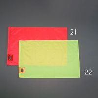 エスコ 900x1100mm 大旗(ハンドル付/蛍光イエロー) EA916XL-22 1セット(4個)（直送品）