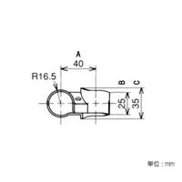 エスコ [パイプラック用] クロスメタルジョイント(ブラック/4個) EA976BY-127 1セット(12個:4個×3パック)（直送品）