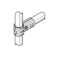 エスコ [パイプラック用] ヒンジメタルジョイント(ブラック) EA976BY-141 1セット(10個)（直送品）