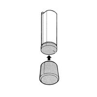 エスコ [パイプラック用]パイプキャップ(ブラック/プラスチック/ゴム EA976BY-507 1セット(20個)（直送品）