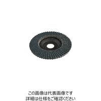 エスコ # 80/125mm フラップディスク(ジルコニア/アングル型) EA809AL-124 1セット(15枚)（直送品）