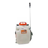 エスコ DC18V/2.0Ah/10L 電動スプレー(充電式) EA115YB-32 1台（直送品）