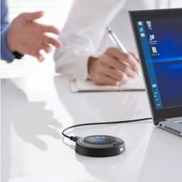 エスコ 1.5m 高感度USBマイク(WEB会議向けフラット型) EA764AB-158 1個（直送品）