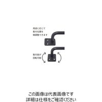 エスコ 46x570mm スチールバー(黒塗料) EA951EL-162 1セット(5個:1個×5本)（直送品）