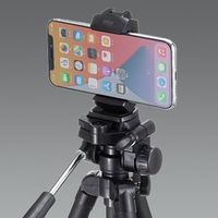 エスコ 三脚スマホ・タブレットホルダー EA759EX-142 1セット(3個)（直送品）