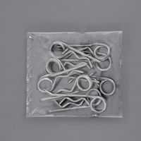 エスコ 16ー20mm スナップピン(ダブルリング/5本) EA949PJ-53A 1セット(50個:5個×10袋)（直送品）