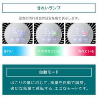 エスコ AC100V/ 43W/36畳 空気清浄機 EA763AD-112 1台（直送品）