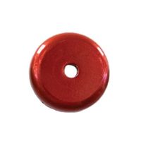 エスコ φ25x8mm /M5 / 19kg 超強力マグネット(赤) EA781EM-33A 1セット(10個)（直送品）