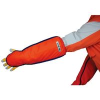 エスコ [フリー] 腕カバー(チェーンソー作業用/1組) EA355KV-1 1組（直送品）