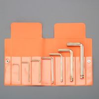 エスコ [7本組] 六角棒レンチセット(ノンスパーキング) EA643BR-100 1セット（直送品）