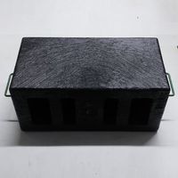 エスコ 300x300x600mm 樹脂製角材(両取手付) EA993DS-76 1個（直送品）