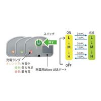 エスコ [充電式] 3.5W 作業灯/LED(防水型) EA815LN-84 1台（直送品）