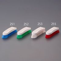 エスコ 50x180x50mm ハンドブラシ(ソフト/緑) EA928AJ-252 1セット(4個)（直送品）