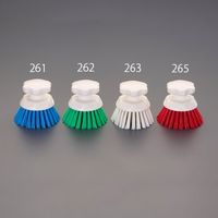 エスコ φ100x90mm ハンドブラシ(白) EA928AJ-263 1セット(3個)（直送品）