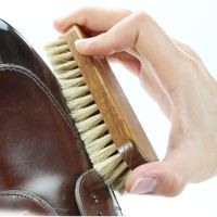 エスコ 40x135x30m 靴用ブラシ(豚毛/白) EA928AJ-54 1セット(10個)（直送品）