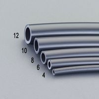 エスコ 2.0/4.0mmx20m ソフトエラストマーチューブ(難燃/黒) EA125ER-4 1セット(3巻)（直送品）