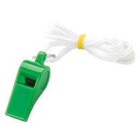 カラーホイッスル 緑 1セット（10個） 041-059 銀鳥産業